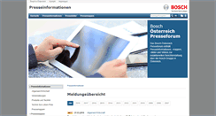 Desktop Screenshot of bosch-presse.at